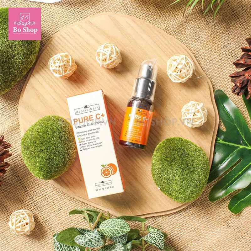 Trong mắt BOSHOP chai tinh chất trị mụn Pure C+ Ampoule "chiếm sóng" gây sốt là một thiết kế xinh xắn và tiện dụng