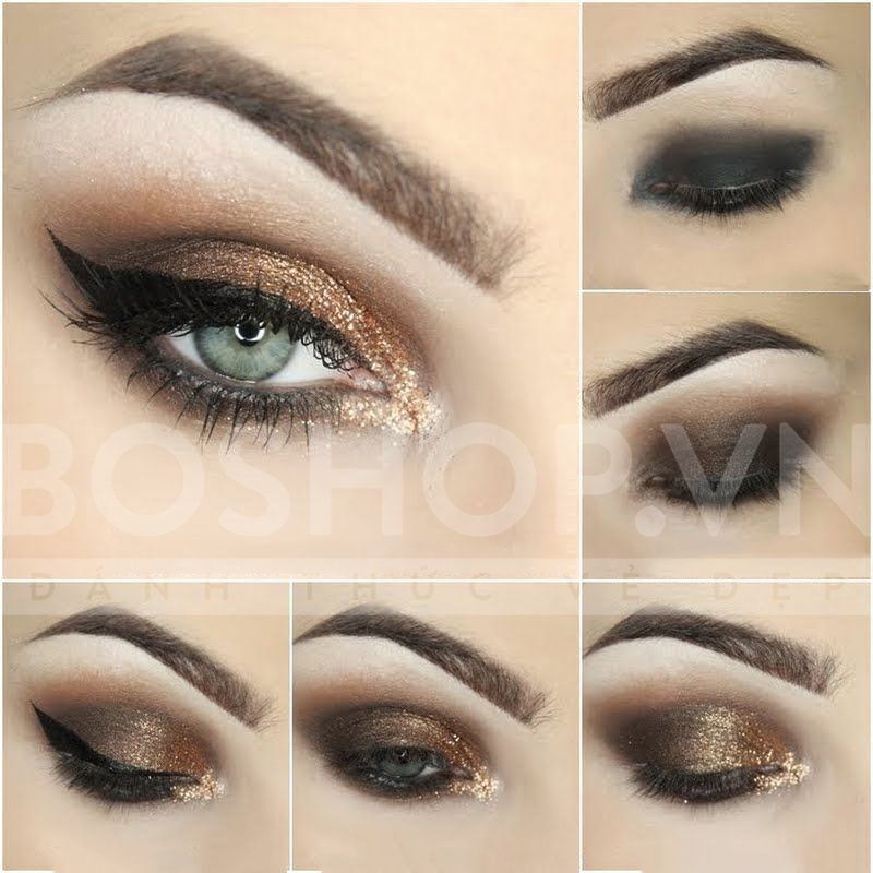 Gold cat eye