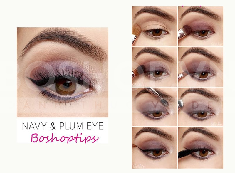 Plum & Navy