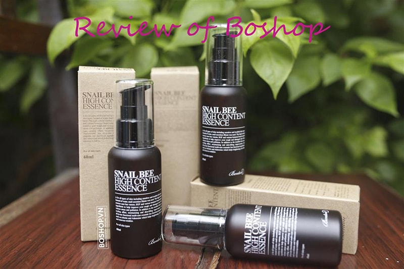 Review Benton Snail Bee High Content Essence và Benton Snail Bee High Content Steam Cream.