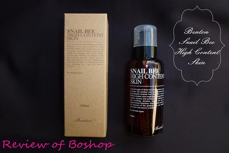 Review nước hoa hồng Benton Snail Bee High Content Skin