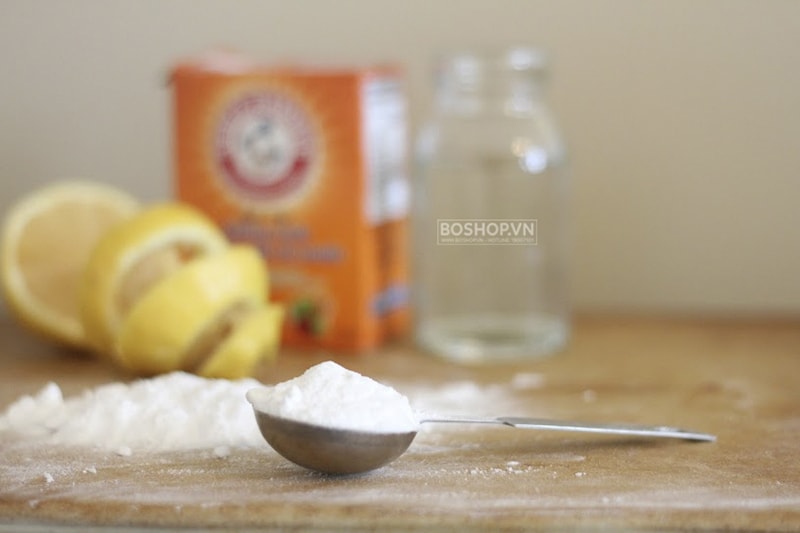 Tẩy tế bào chết bằng baking soda kết hợp với dầu oliu