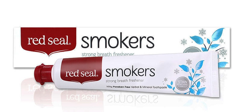 Red Seal Smokers Strong Breath Freshener là sản phẩm chuyên dụng cho người hút thuốc và những ai muốn tẩy sạch mảng bám trên răng một cách tự nhiên, không gây kích ứng.