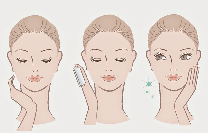 Sử dụng nước hoa hồng Innisfree Green Tea Balancing Skin đều đặn để có làn da đẹp hơn.