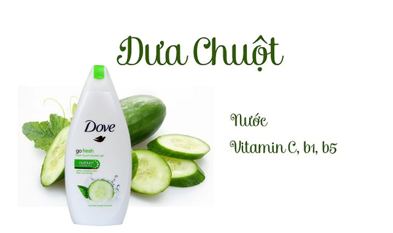 Dưa chuôt còn chưa các khoáng chất như magiê, kali, silic có khả năng tái tạo tế bào da từ sâu bên trong, làm phục hồi các làn da khô và hư tổn.