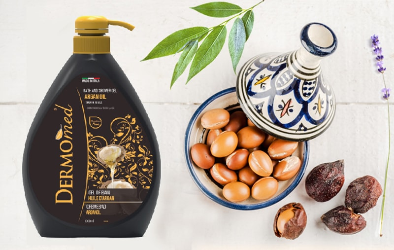 Trẻ hóa làn da với sữa tắm Dermomed Cream Soap Argan Oil For Body.