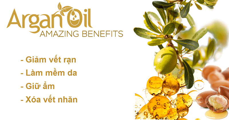 Công dụng của dầu argan.
