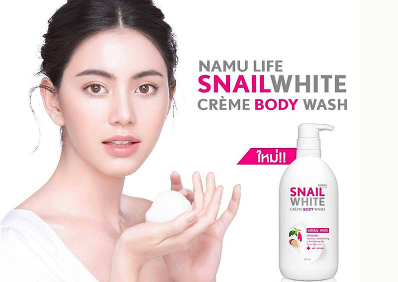 Sữa Tắm Snail White Caviar Lime Body Wash được yêu thích bởi khả năng làm trắng an toàn.