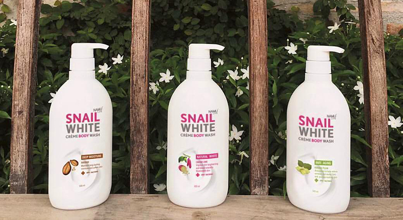 Bộ 3 sản phẩm Sữa Tắm Snail White đã có mặt tại Bo Shop.