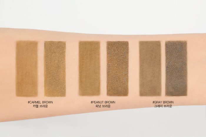 Chì kẻ và Mascara mày 3CE Studio #Peanut Brown tone nâu cực tây