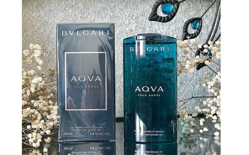 Gel tắm gội cho nam Bvlgari Aqva Pour Homme 200ml an toàn cho da