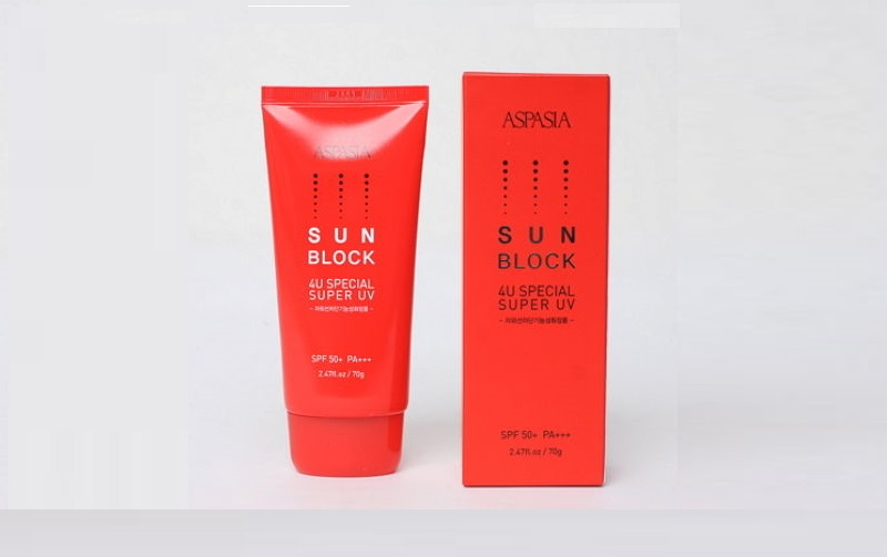 Kem chống nắng Aspasia Sun Block 4u Special SPF 50+ PA+++ 70gr