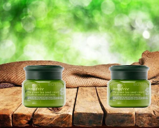 Kem dưỡng da Innisfree The Green Tea Seed Cream 50ml thích hợp cho mọi loại da