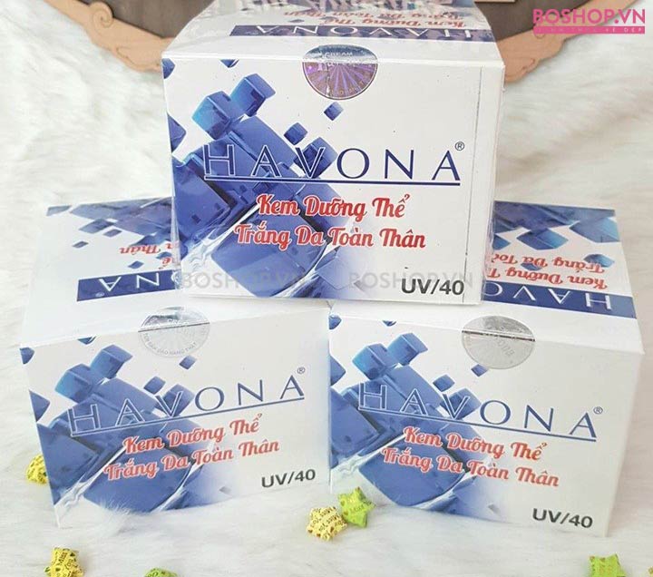 Kem dưỡng trắng Body Havona 300gr chiết xuất thiên nhiên