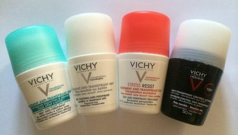 Lăn khử mùi Vichy Homme 72h Anti Transpirant 50ml không gây kích ứng