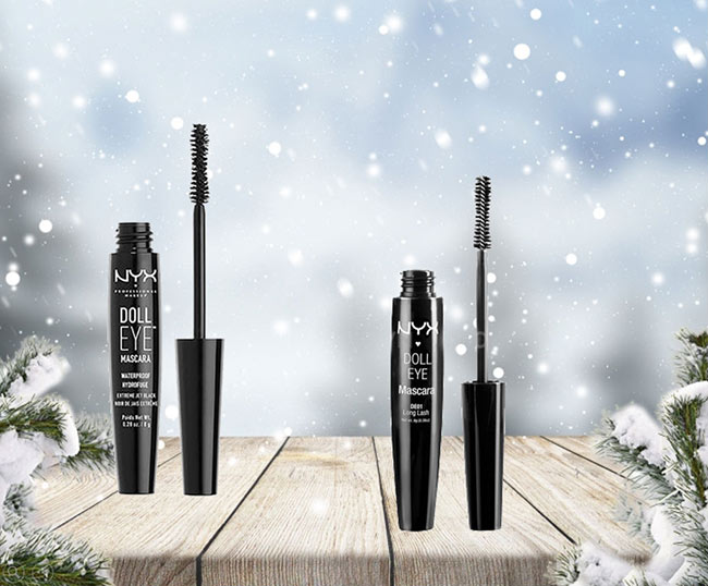 Mascara lâu trôi NYX Doll Eye Mascara De01 tông màu đen tự nhiên làm cho đôi mắt trở nên quyến rũ hơn