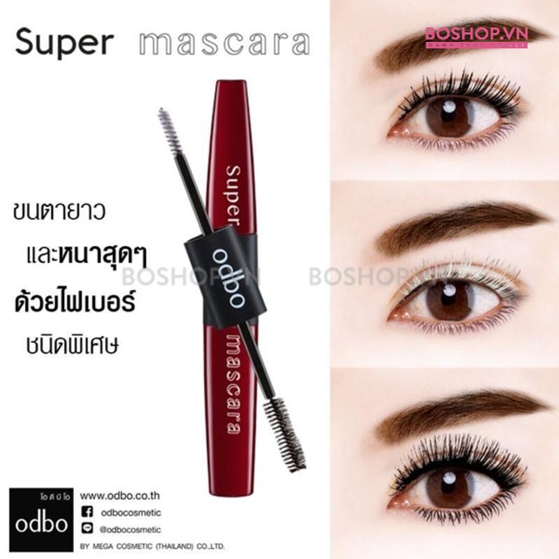 Mascara 2 Đầu Odbo Super Up Fiber Lashes Extension Mascara