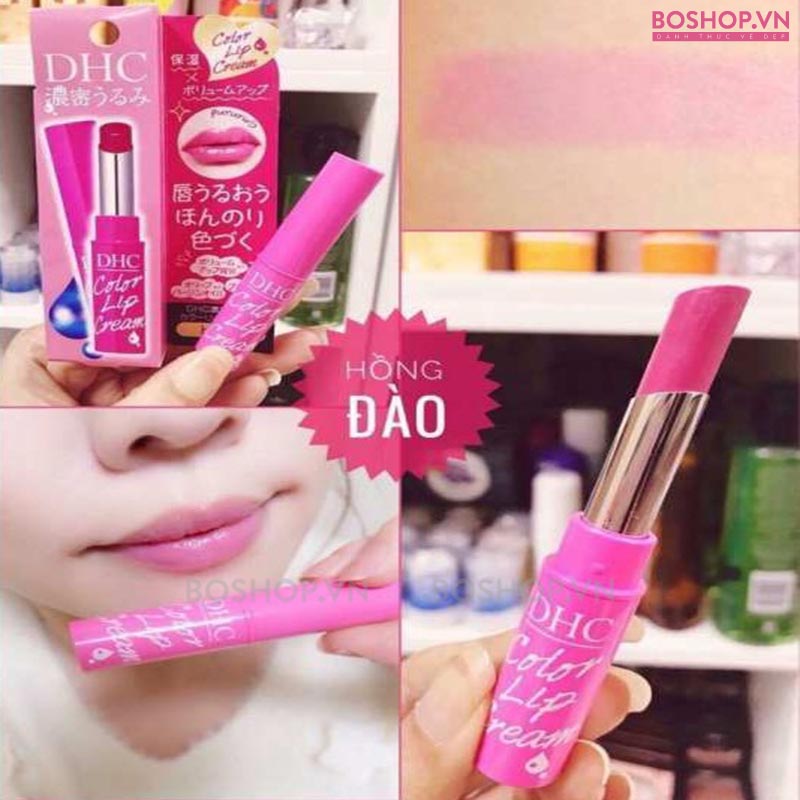 Son dưỡng Color Lip Cream Pink có màu hồng tươi sáng tạo cảm giác tự nhiên, vui tươi