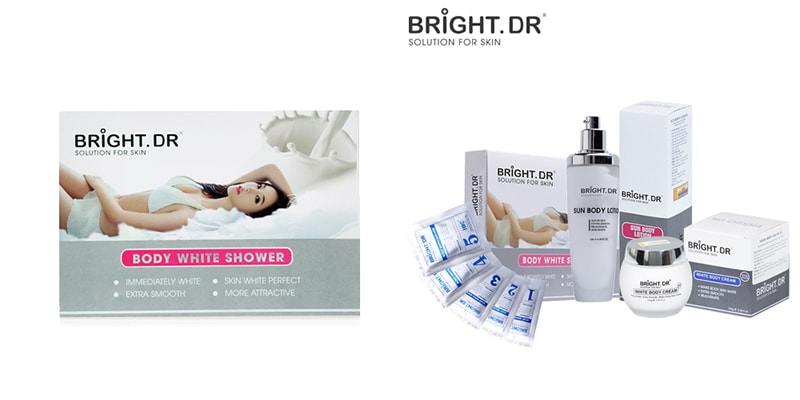 Dòng sản phẩm dưỡng da của Bright.Dr thu hút người dùng ngay từ vẻ ngoài chuyên nghiệp, và hoàn toàn thuyết phục họ nhờ công dụng tối ưu của sản phẩm.