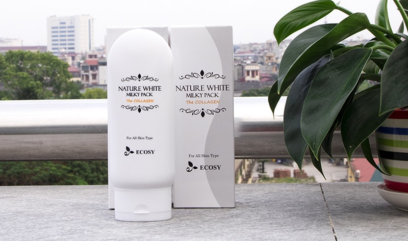 Với lượng collagen vượt trội , tắm trắng Ecosy Nature White Milky Pack sẽ đem lại làn da trắng không tì vết, mịn màng và khỏe mạnh từ gốc cho người sử dụng.