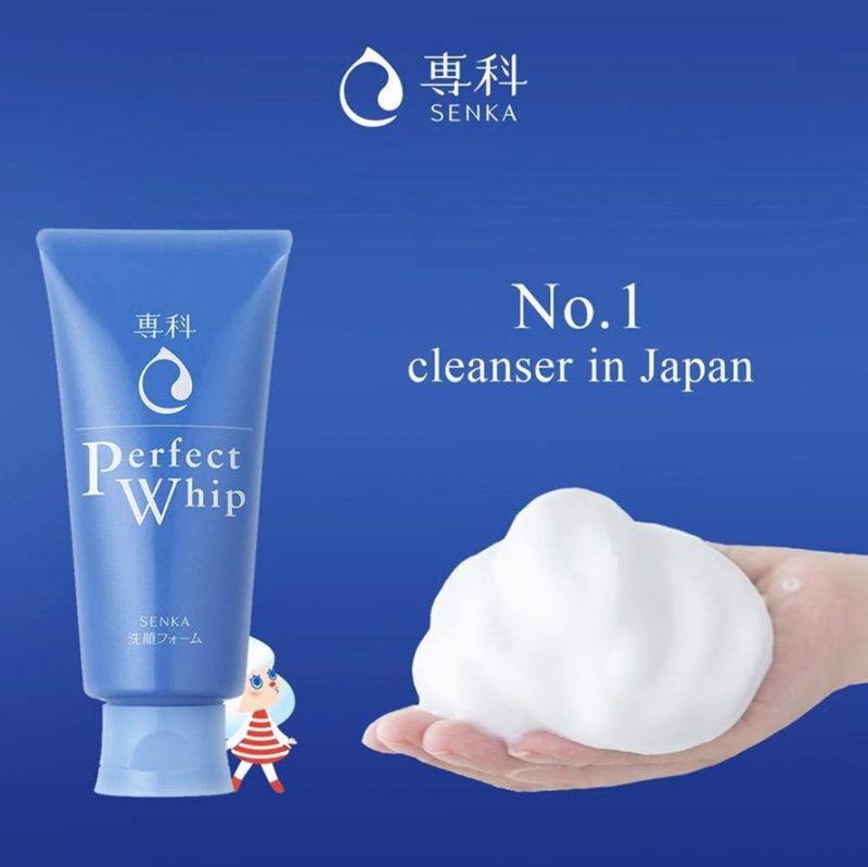 Sữa Mặt Shiseido Perfect Whip Senka Có Khả Năng Tạo Bọt Rất Nhanh