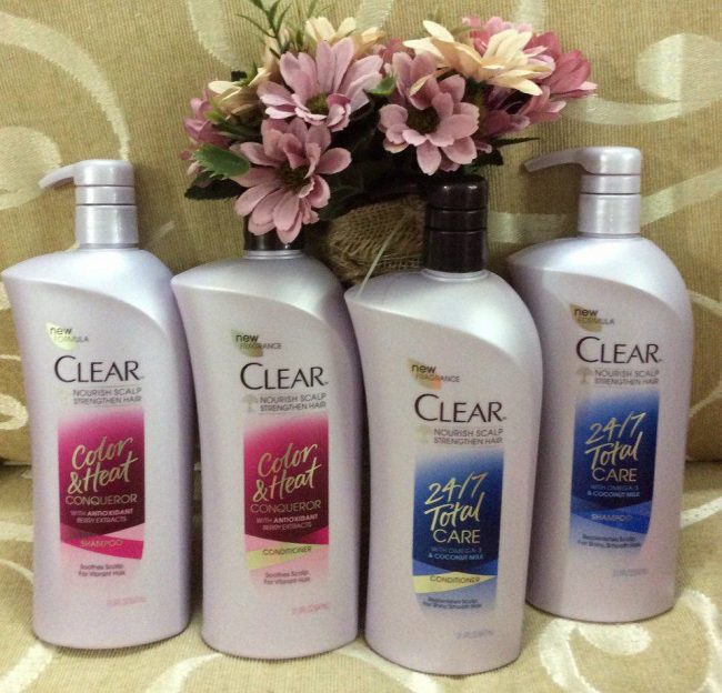 Dầu gội Clear Color & Heat 647ml dành cho tóc uốn nhuộm và khô xơ hư tổn