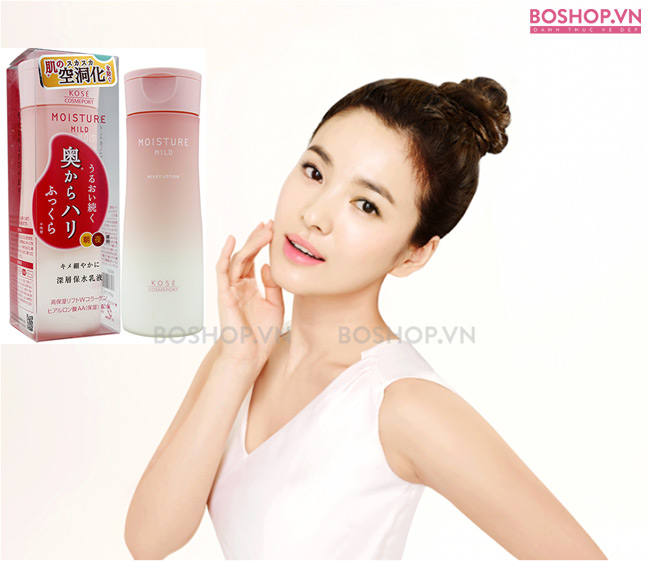 Emulsion Dưỡng Ẩm Kose Moisture Mild Milky Lotion 160ml