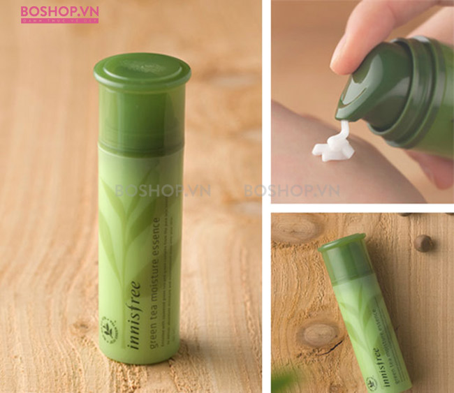 Essence dưỡng ẩm Innisfree Green Tea Moisture 50ml chiết xuất từ lá trà xanh