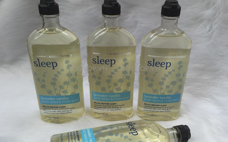 Gel tắm Bath & Body Works Sleep Lavender Chamomile 295ml nâng niu làn da bạn