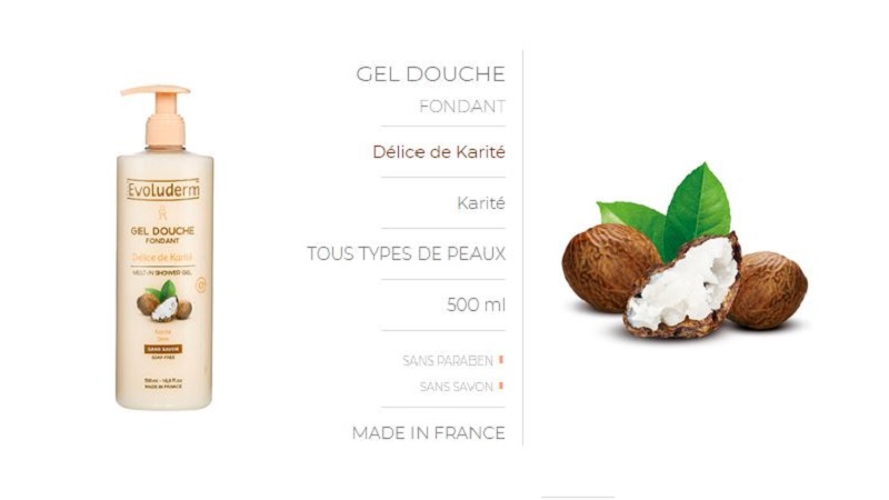 Sữa tắm voluderm Gel Douche Karité Shea 500ml