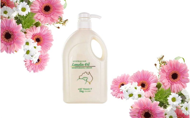 Kem dưỡng ẩm Lanolin Oil G & M Australia With Vitamin E 1kg bổ sung các vitamin E và A cho da