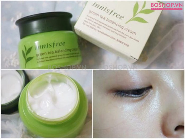 Innisfree Green Tea Balancing Cream EX dưỡng ẩm hiệu quả, chống lão hóa da