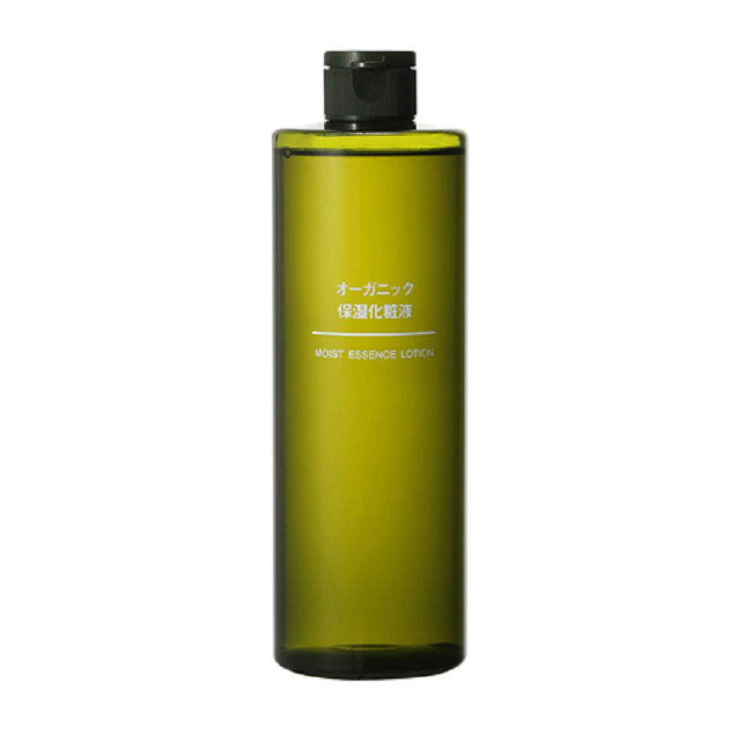 Lotion dưỡng da Muji Moist Essence 400ml chiết xuất từ thành phần hưu cơ thiên nhiên