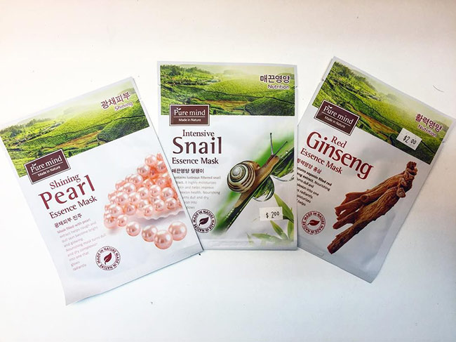 Mặt nạ chống lão hóa Pure Mind Intensive Snail Essence Mask chiết xuất từ chất nhầy Ốc Sên với thành phần EGF