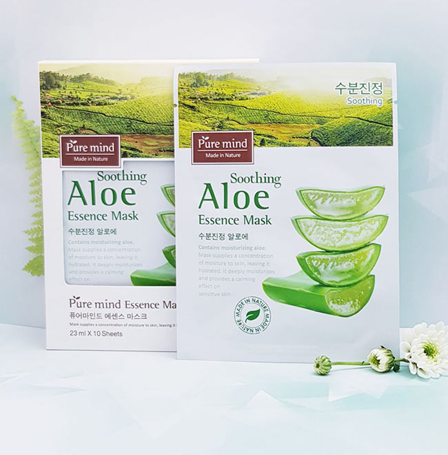 Chất liệu mặt nạ 100% cotton, khi đắp sẽ ôm khít mặt