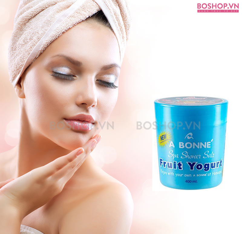 Muối tắm A Bonné Spa Shower Salt Fruit Yogurt 