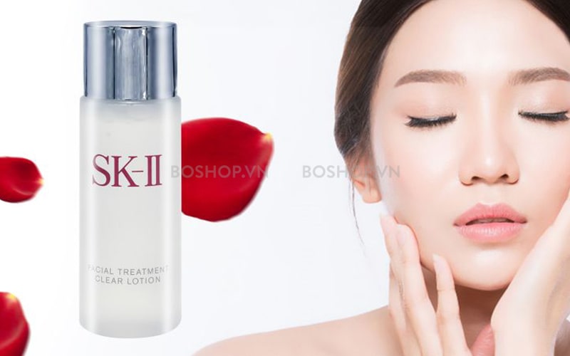 Nước hoa hồng Sk-II Facial Treatment Clear Lotion 230ml cấp ẩm cho da mềm mịn