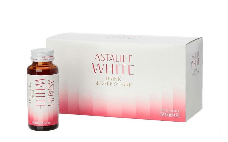 Nước uống dưỡng trắng da Astalift White luôn là tâm điểm chú ý của hội chị em.