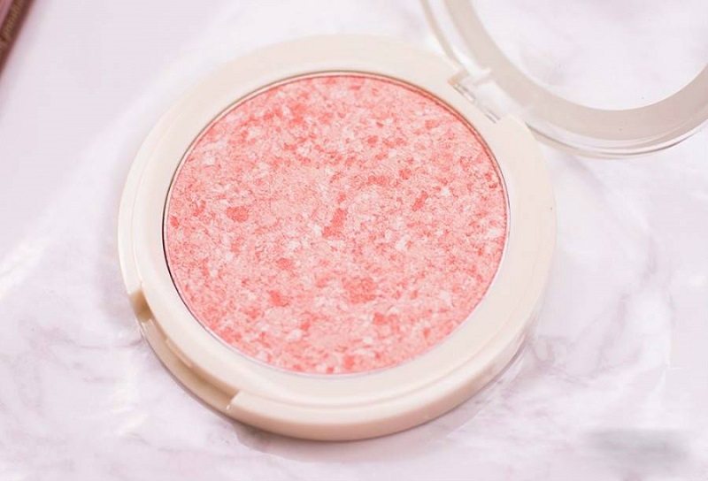 Phấn Má Hồng The Saem Eco Soul #02 Coral tone cam gợi cảm