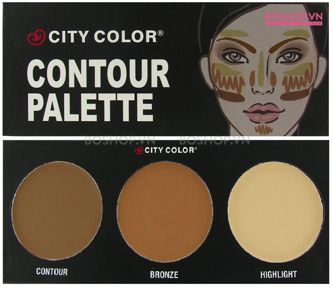 Sản phẩm phấn tạo khối City Color Contour Palette