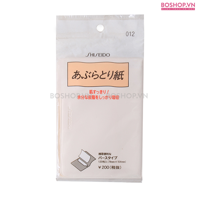 Phim thấm dầu Shiseido 120 tờ