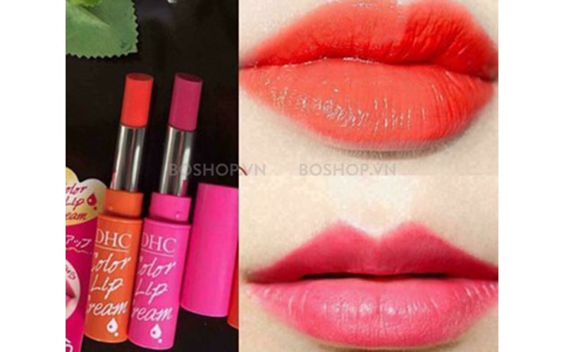 Son dưỡng DHC Color Lip Cream Red không làm thâm môi, các nàng có thể sử dụng thường xuyên hàng ngày và dặm lại khi cần .