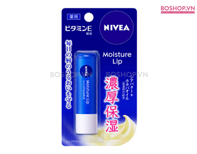 Son dưỡng Nivea Moisture Lip Plus Vitamin E