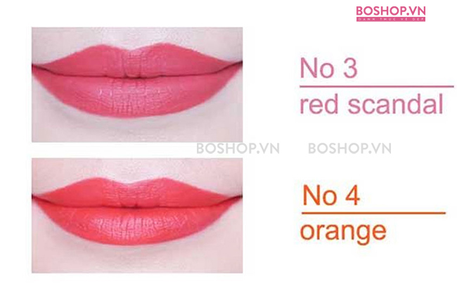 Son lì Ecosy Nature Lipstick The Collagen No.04 tone cam trẻ trung