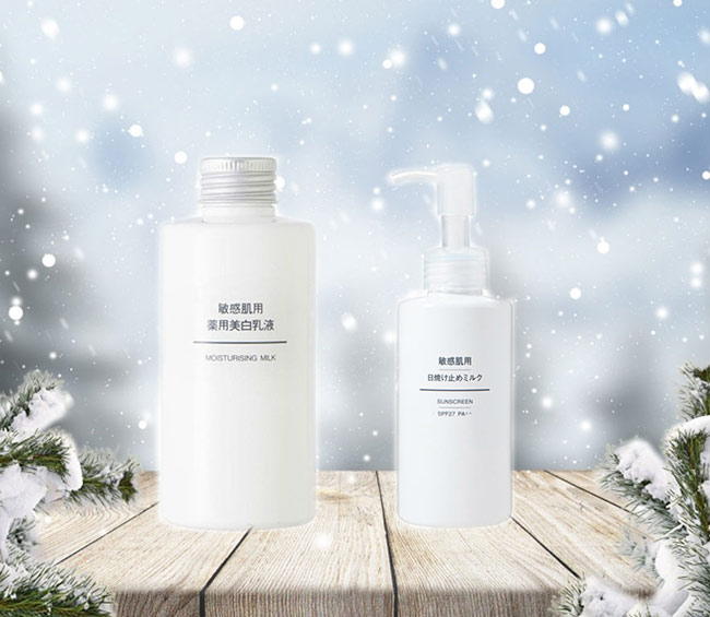 Sữa chống nắng Muji Sunscreen Milk SPF 27 PA 150ml sử dụng cho da mặt hàng ngày