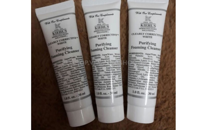 Bảng thành phần sữa rửa mặt Kiehl’s Clearly Corrective Purifying White an toàn và lành tính