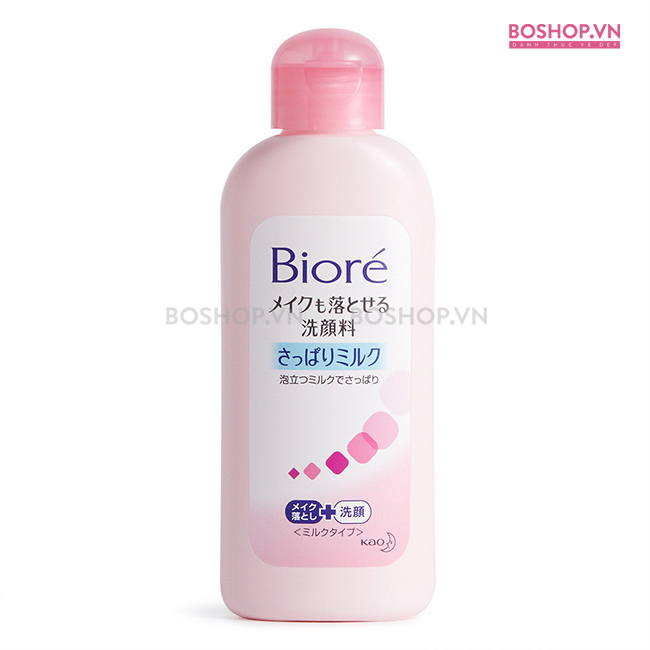Sữa rửa mặt tẩy trang Bioré Makeup Remover Facial Wash 60ml vừa rửa mặt, vừa làm sạch lớp trang điểm