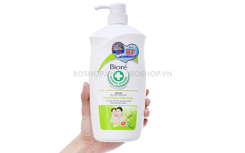 Sữa tắm Bioré thanh mát từ thiên nhiên 800gr chiết xuất thiên nhiên an toàn cho da