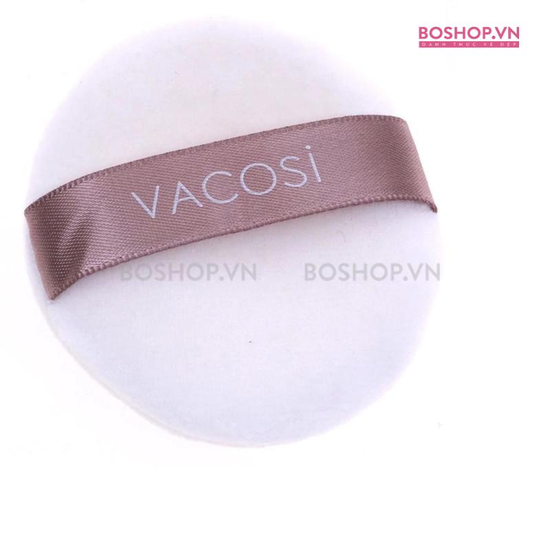 Bông phấn khô tròn nhỏ Vacosi BP19 màu trắng 