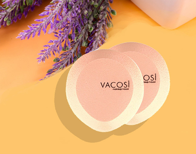 Bông phấn Oval tròn Vacosi BP17